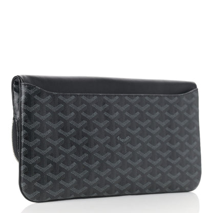 Goyard Goyardine Sainte Marie Soft Clutch Black 4 of 8