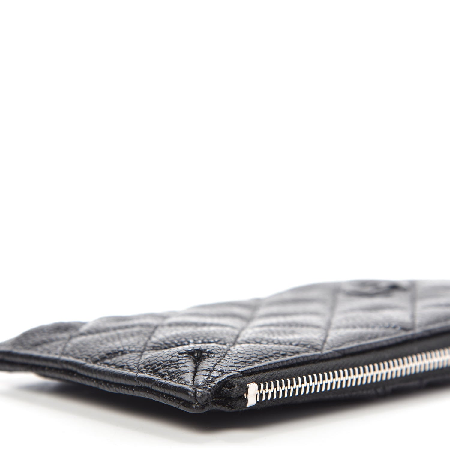 Chanel Caviar Quilted Classic Flat Wallet Pouch So Black 7 of 10
