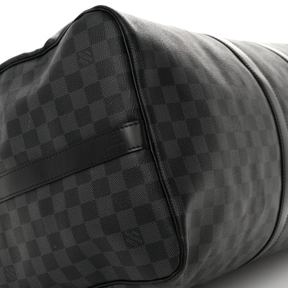 Louis Vuitton Damier Graphite Keepall Bandouliere 55 8 of 12