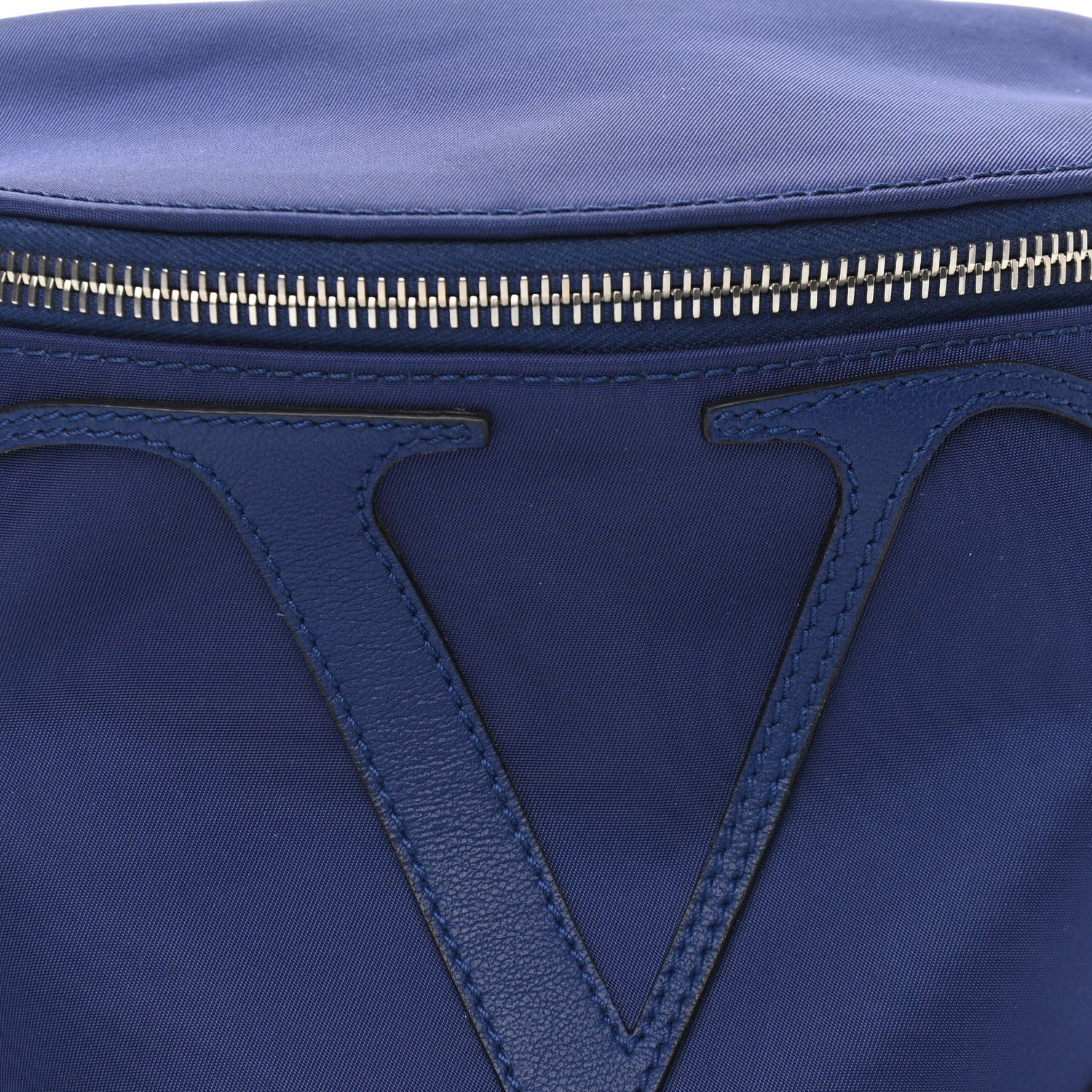Valentino Garavani Nylon Vlogo Signature Belt Bag Blue 7 of 12