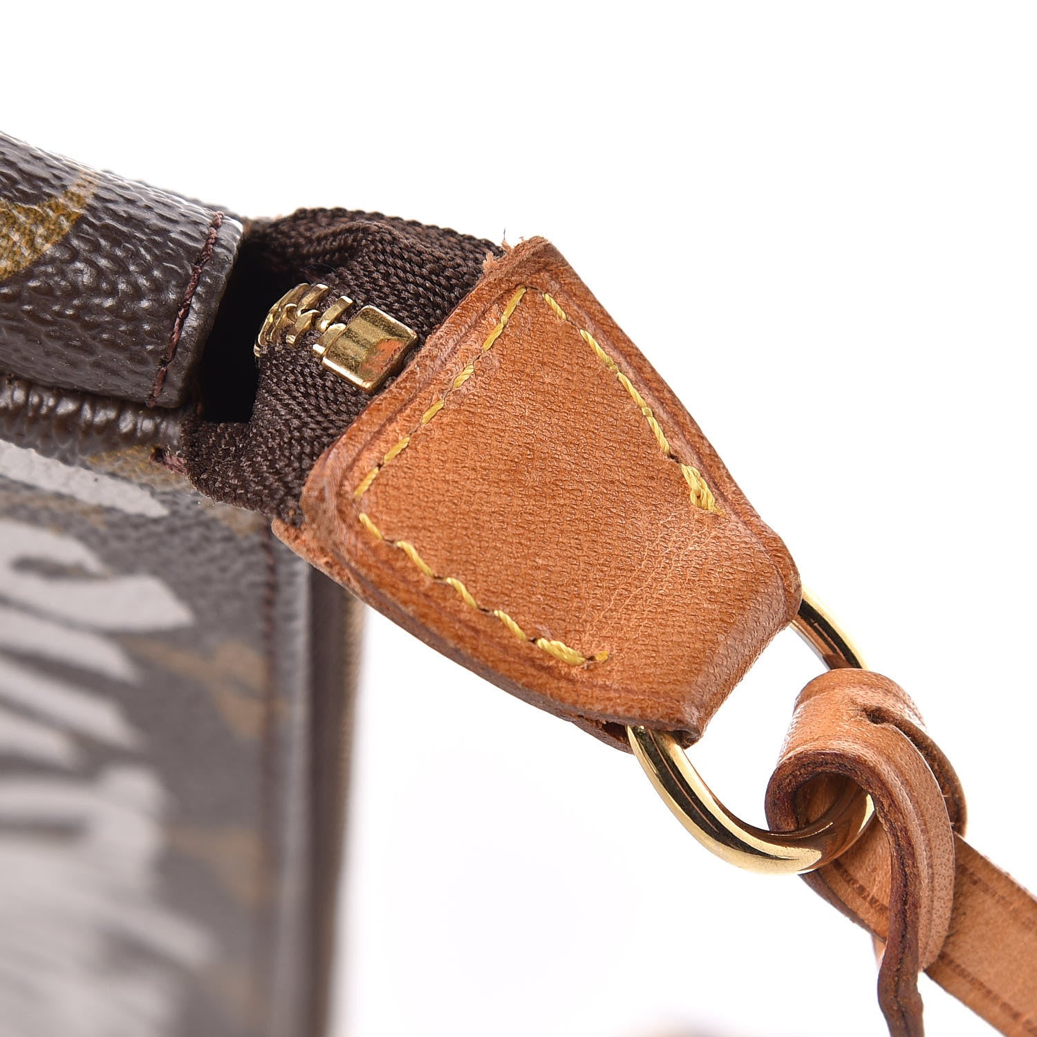 Louis Vuitton Monogram Graffiti Pochette Accessories Silver 9 of 13