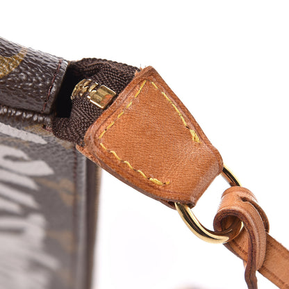 Louis Vuitton Monogram Graffiti Pochette Accessories Silver 9 of 13