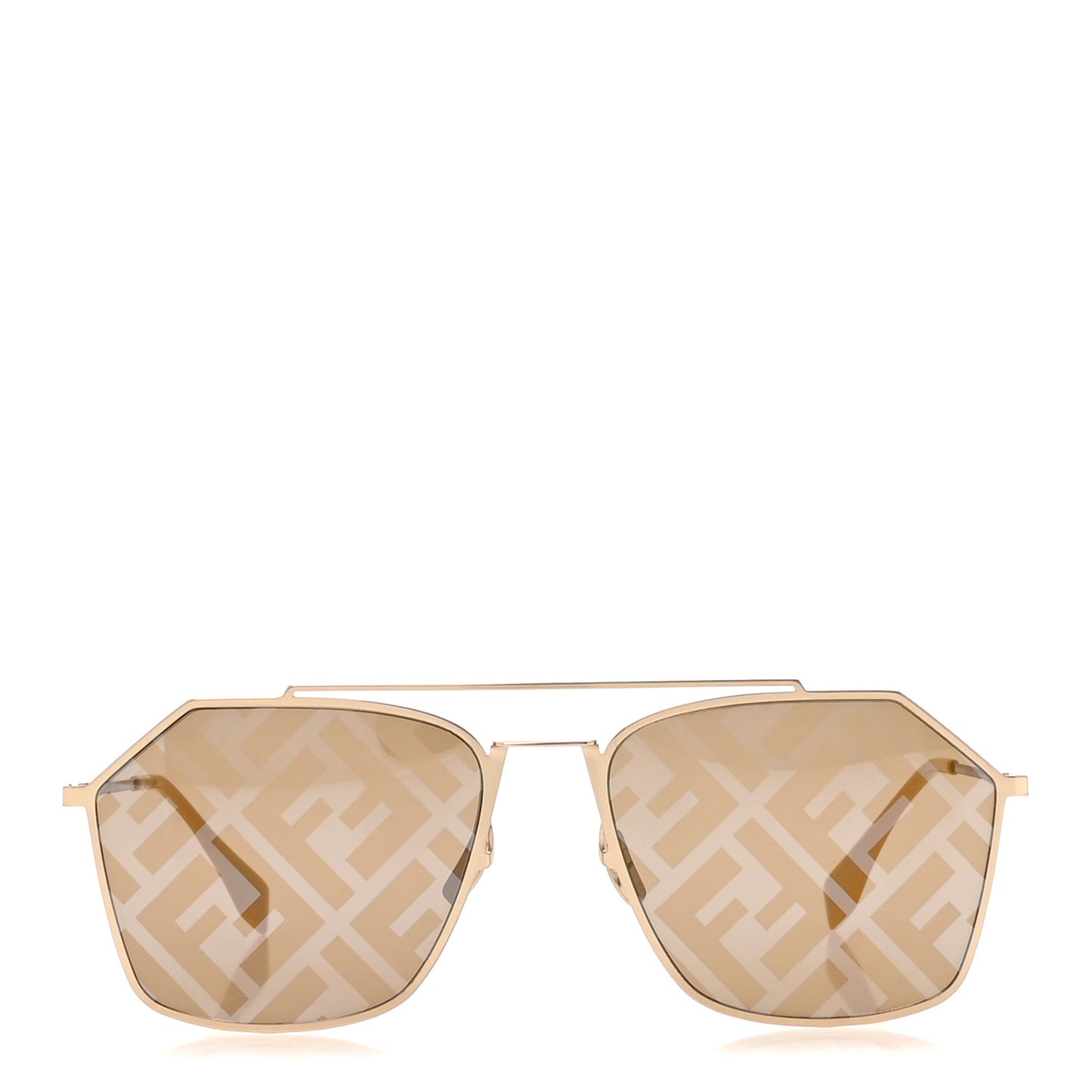 Metal Aviator Sunglasses FFM0022/S Yellow