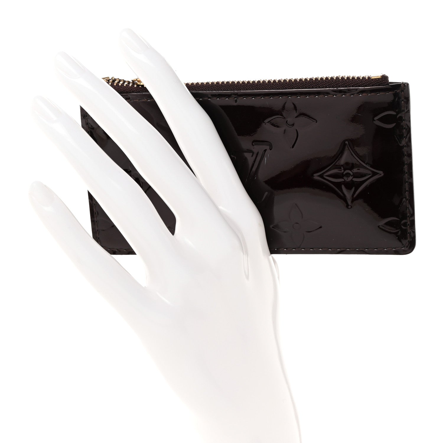 Louis Vuitton Vernis Pochette Key Pouch Amarante 2 of 13