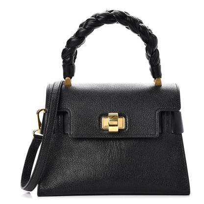 Miu Miu Goatskin Madras Click Top Handle Nero Black 1 of 8
