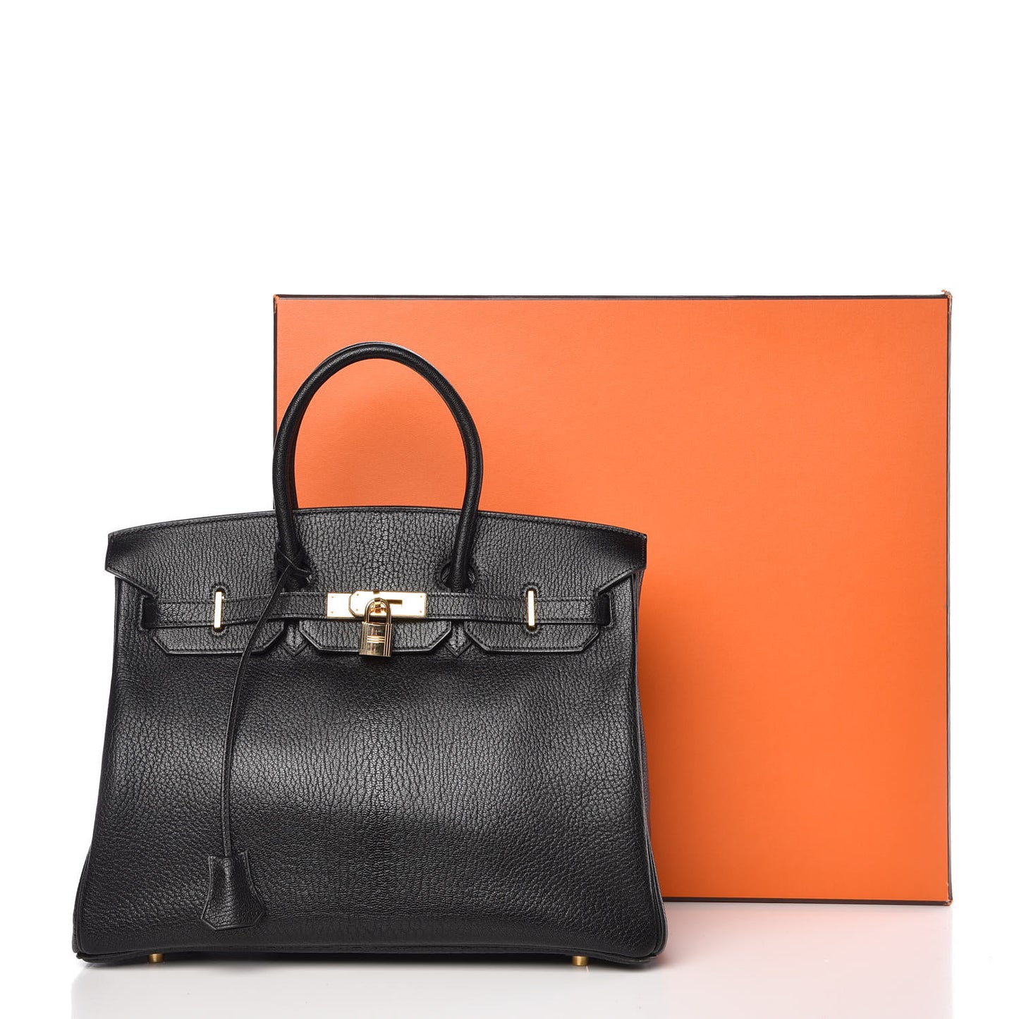 Chevre de Coromandel Birkin 35 Black