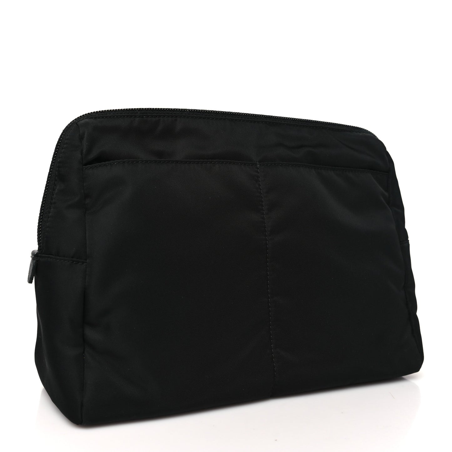 Re-Nylon Saffiano Travel Pouch Black Astrale