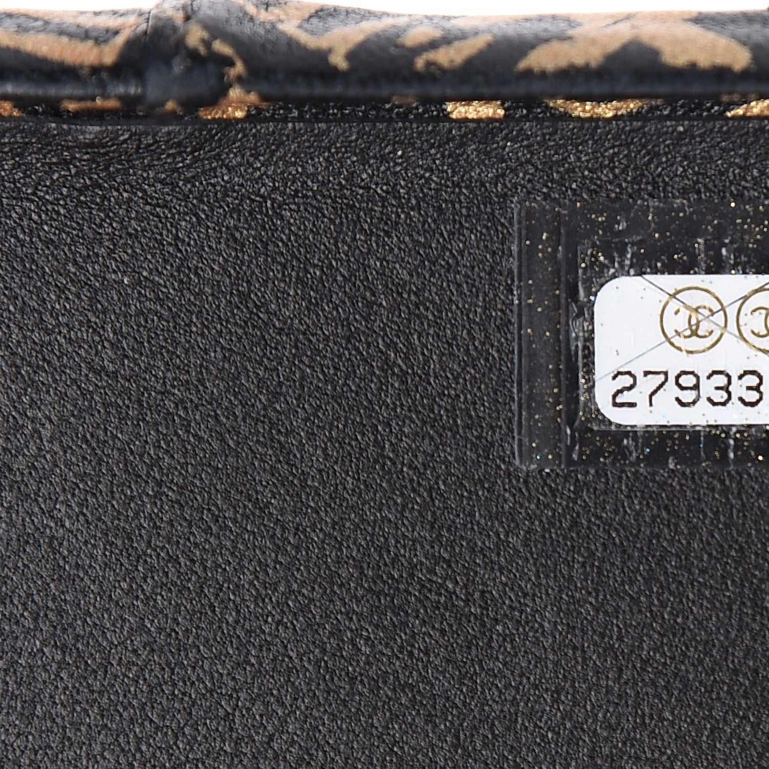 Chanel Lambskin Quilted iPhone XR Coco Tech Egyptian Graffiti Case Black Gold 6 of 7