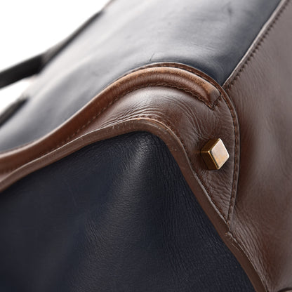 Celine Smooth Calfskin Mini Tri-Color Luggage Navy 20 of 21
