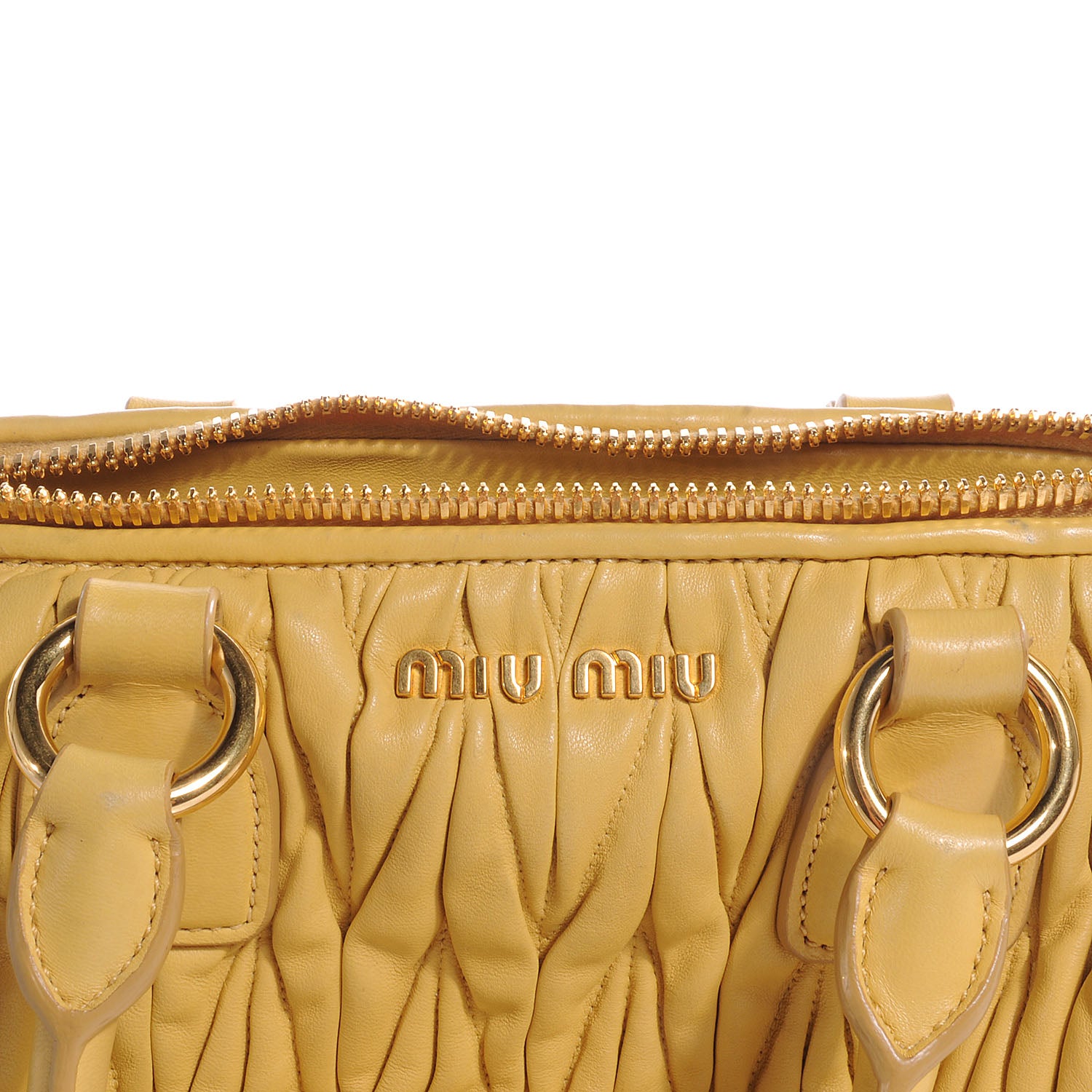 Miu Miu Leather Matelasse Tote Ginestra 7 of 12