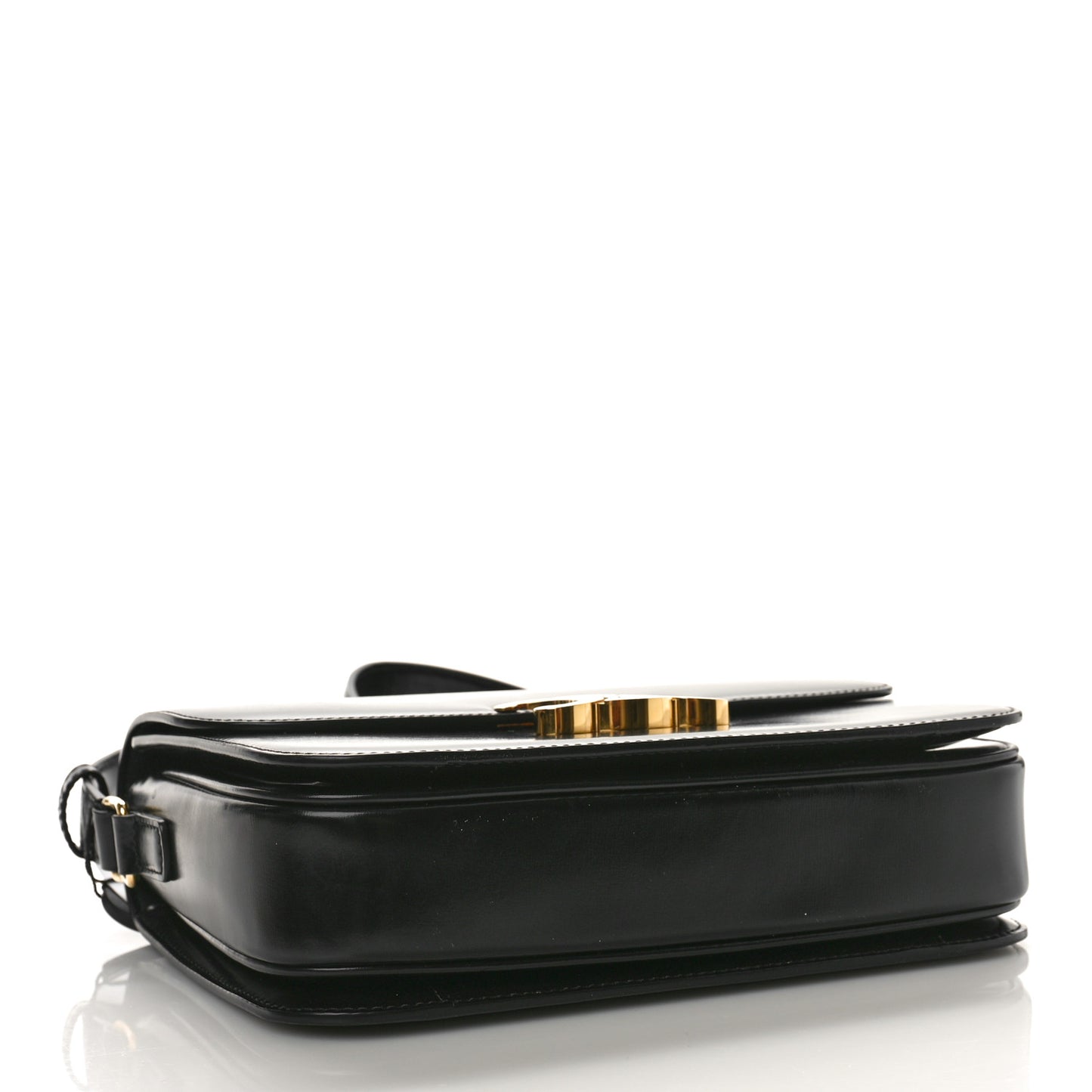Shiny Calfskin Medium Triomphe Black