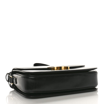 Celine Shiny Calfskin Medium Triomphe Black 4 of 9
