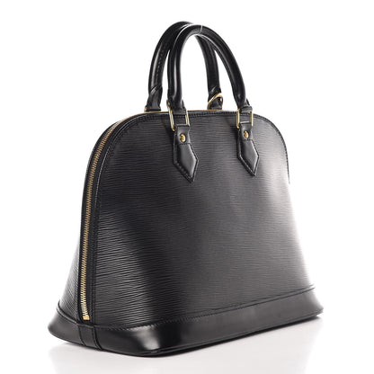 Louis Vuitton Epi Alma PM Black 3 of 14
