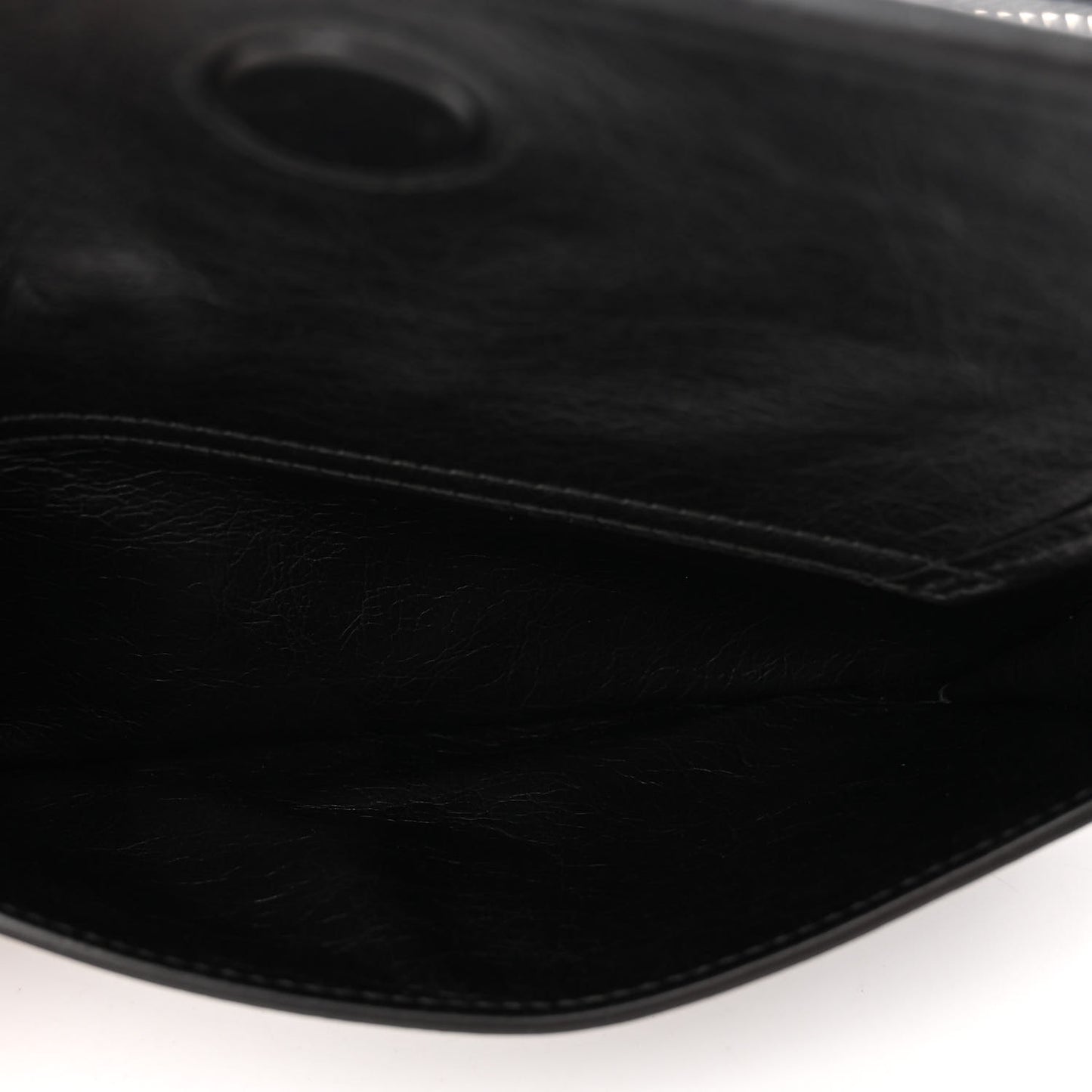 Fluffy Calfskin Morpheus Belt Bag 80 32 Black
