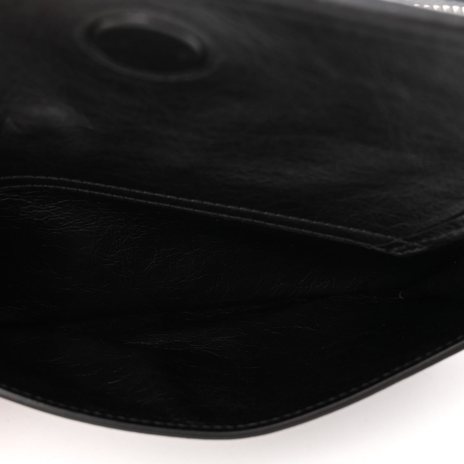 Gucci Fluffy Calfskin Morpheus Belt Bag 80 32 Black 7 of 10