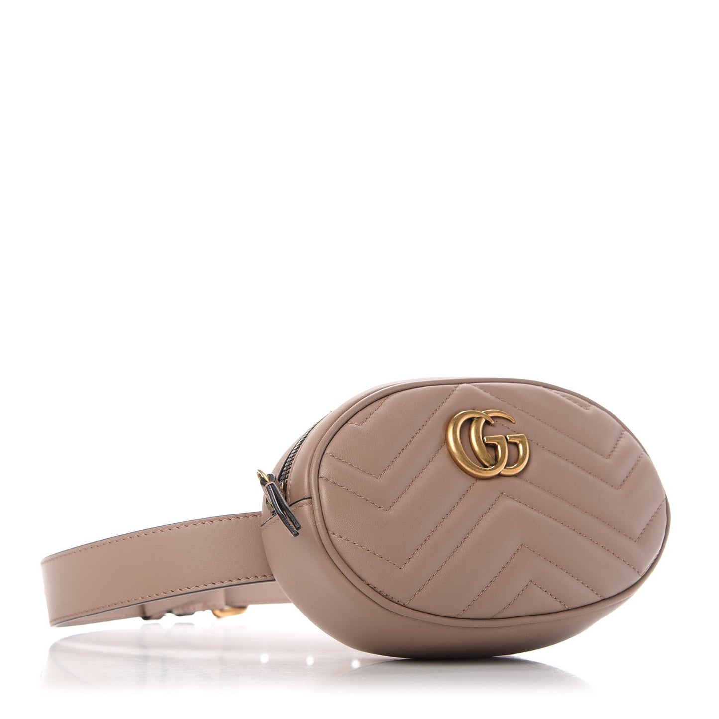 Calfskin Matelasse GG Marmont Belt Bag 75 30 Porcelain Rose