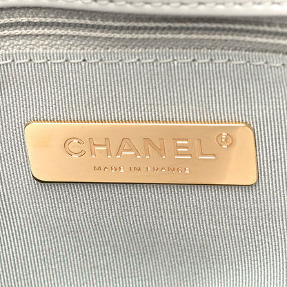 Chanel Lambskin Quilted Medium Chanel 19 Flap Grey 6 of 11