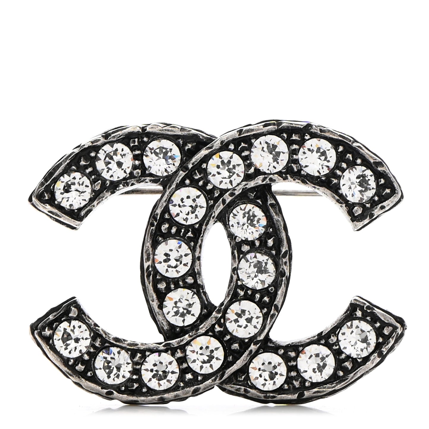 Ruthenium Crystal CC Brooch