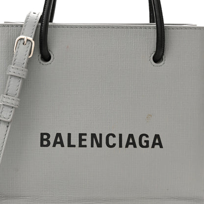 Balenciaga Calfskin Logo XXS Shopping Tote Gris Fossile 8 of 11