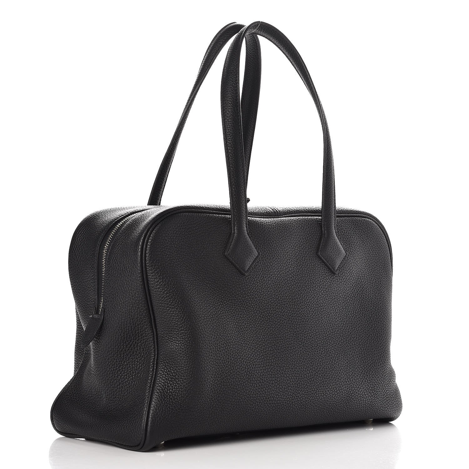 Hermes Taurillon Clemence Victoria II 35 Black 3 of 11