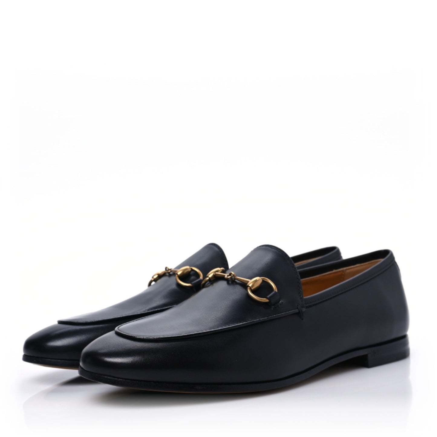 Calfskin Womens Jordaan Loafers 38 Black