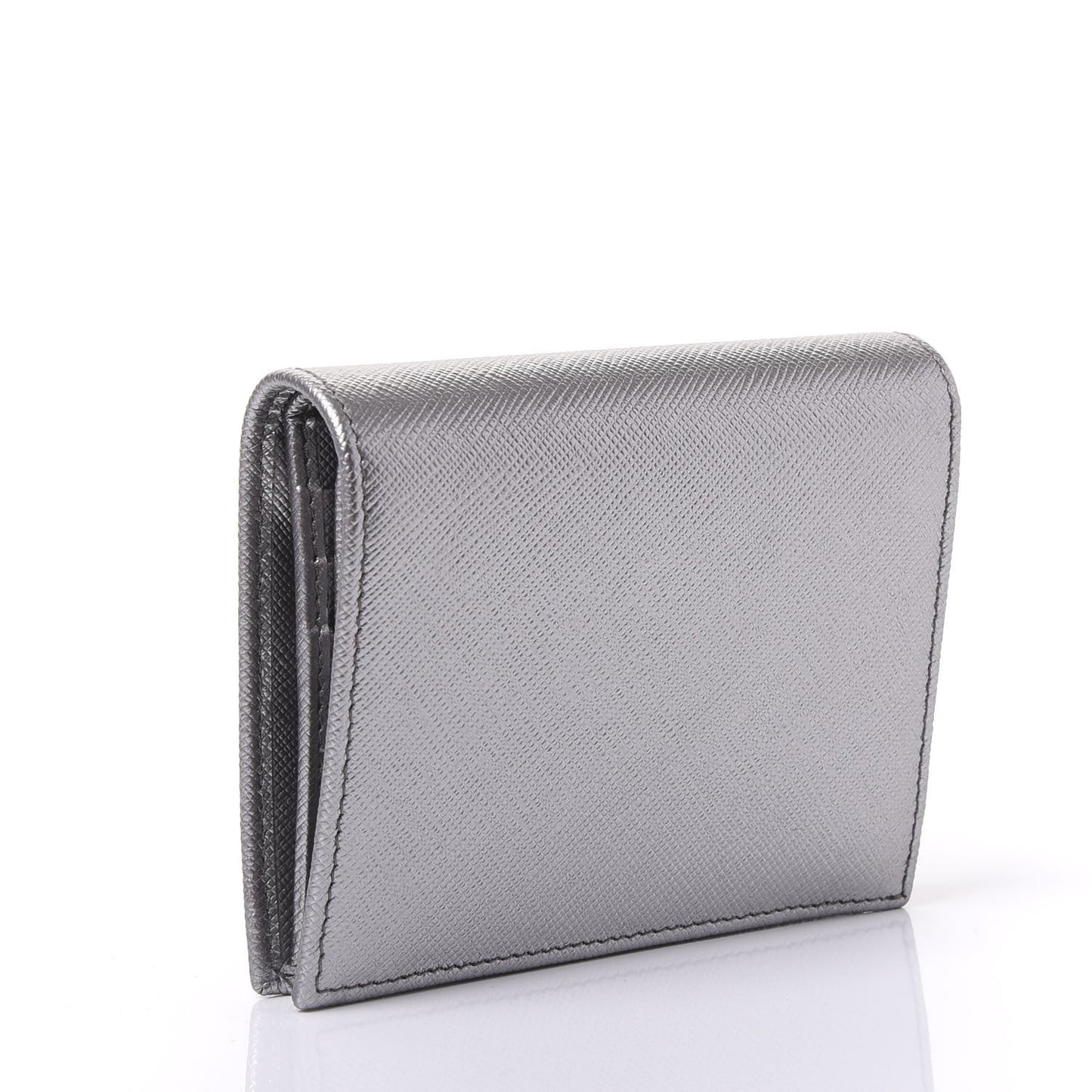 Saffiano Compact Wallet Cromo