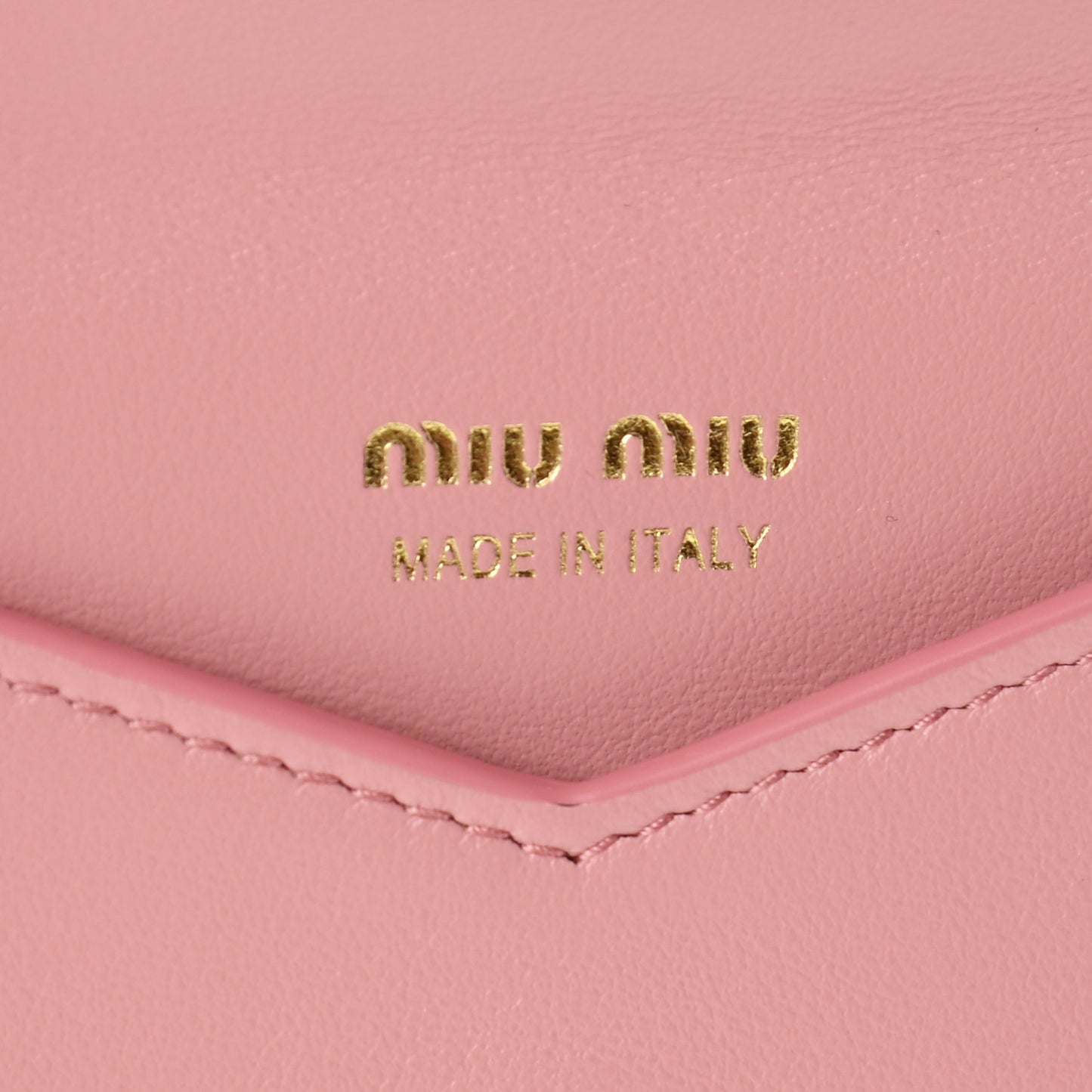 Soft Calfskin Heart Envelope Wallet Wristlet Rosa