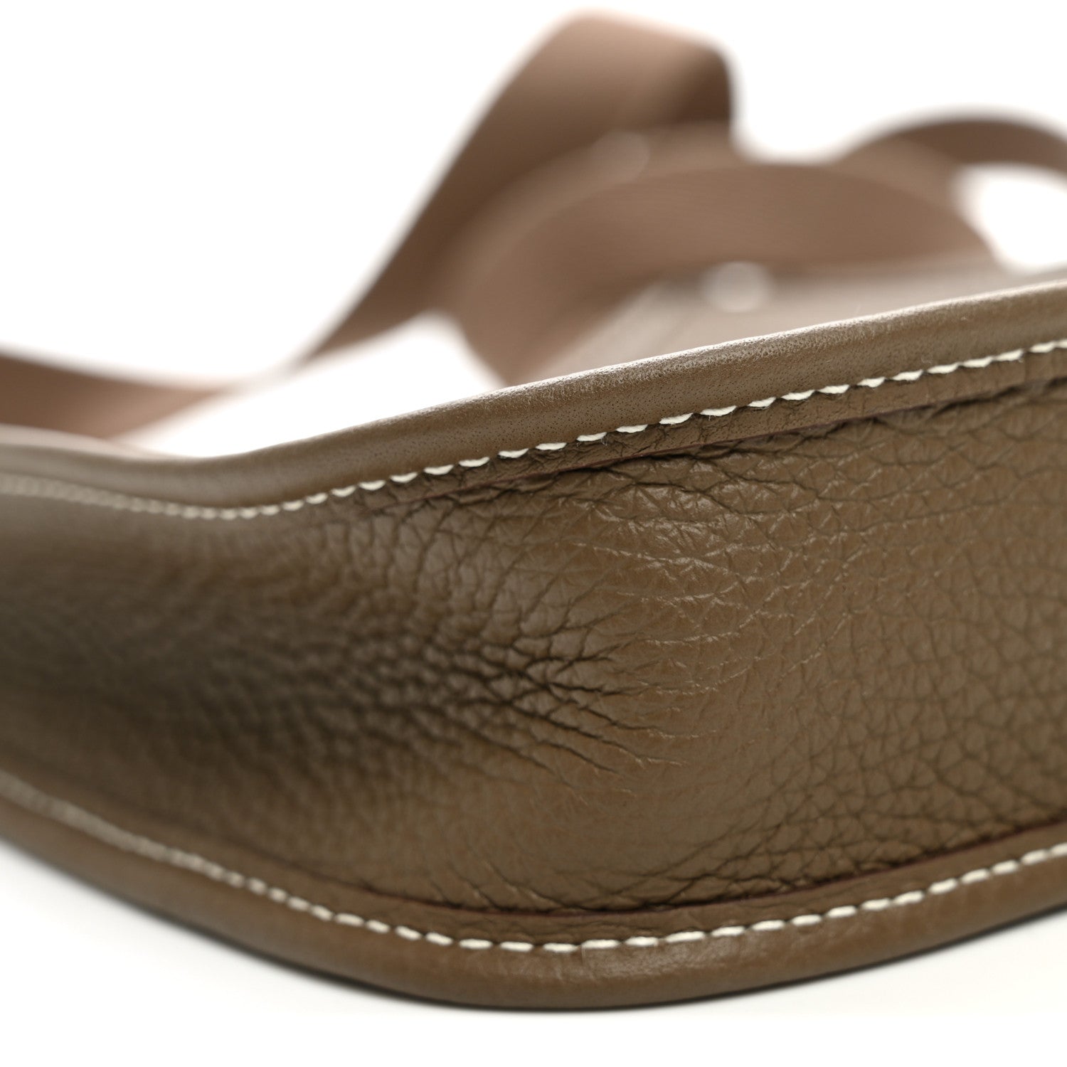 Hermes Taurillon Clemence Evelyne TPM Etoupe 9 of 10
