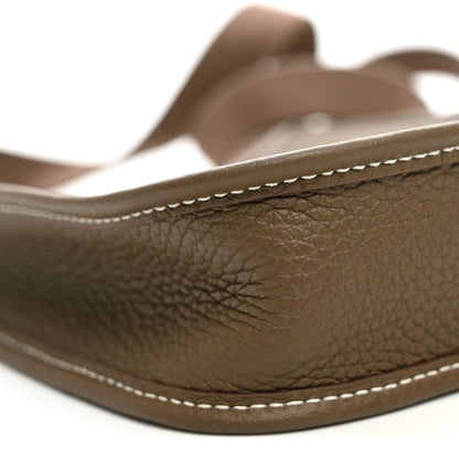 Hermes Taurillon Clemence Evelyne TPM Etoupe 9 of 10