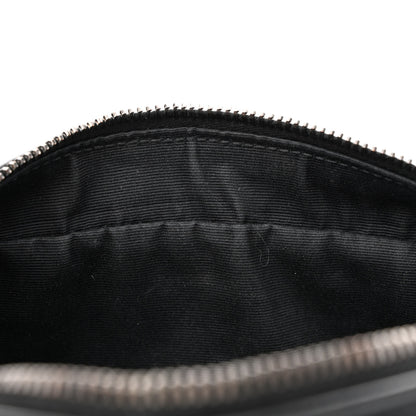 Saint Laurent Calfskin Matelasse Monogram Lou Camera Bag Black 12 of 13