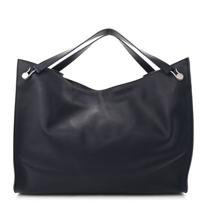 The Row Polished Saddle Calfskin Alexia Bag Marine 1 of 13