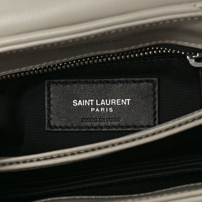 Saint Laurent Calfskin Y Quilted Monogram Toy Loulou Crossbody Bag Crema Soft 5 of 12