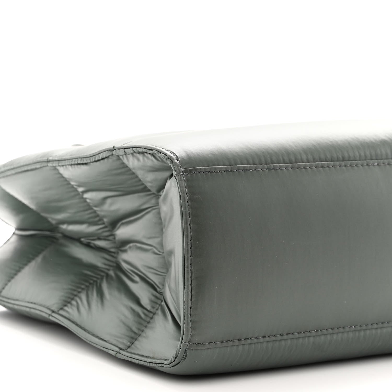 Telfar Nylon Medium Puff Shopping Bag Green 8 of 10