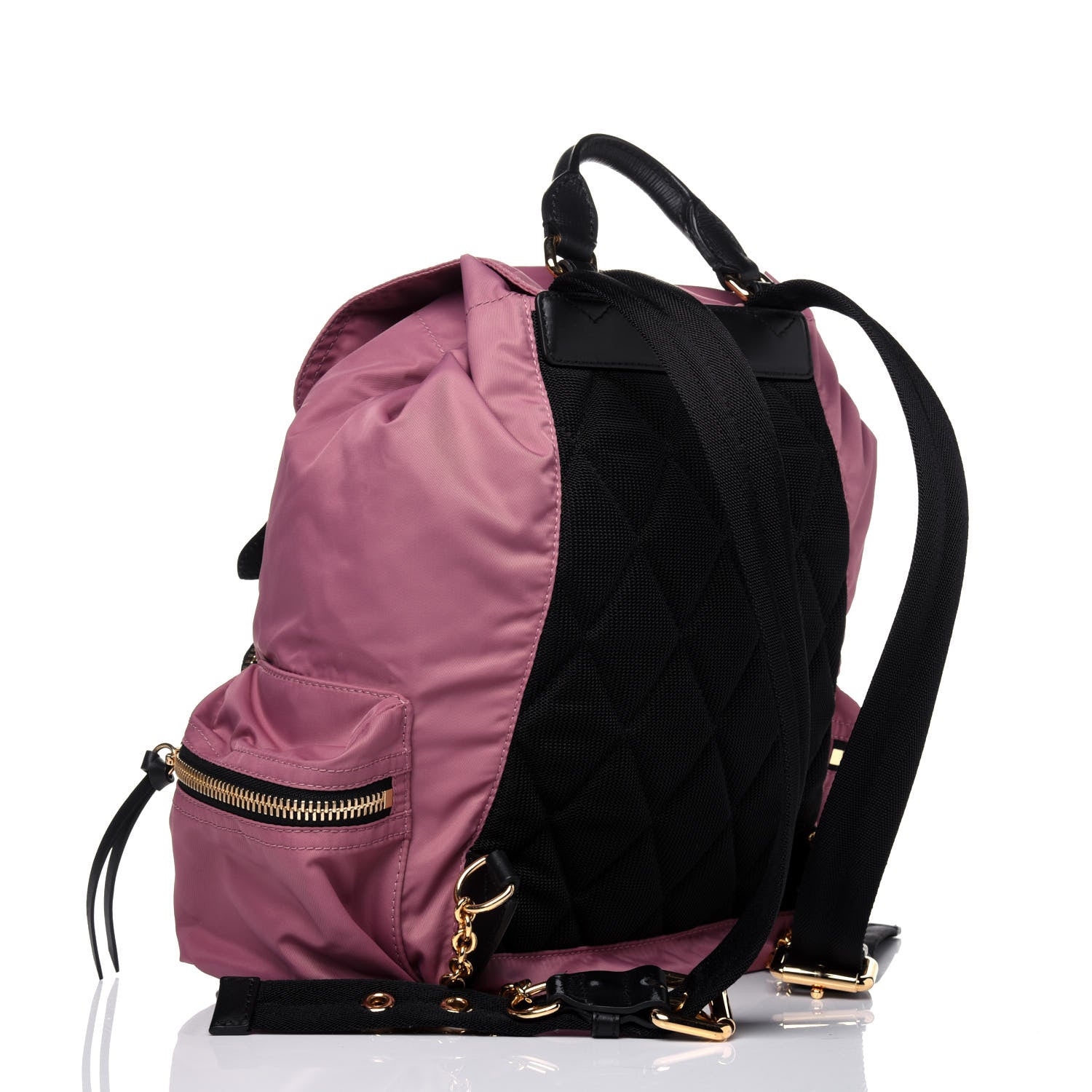 Burberry Nylon Medium Rucksack Backpack Mauve Pink 2 of 13