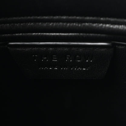 The Row Polished Saddle Calfskin Agnes 12 Black 11 of 17