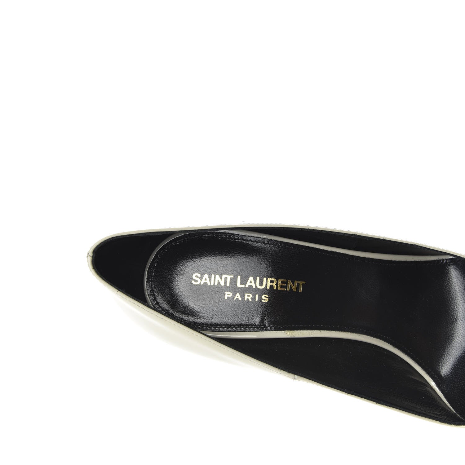 Saint Laurent Calfskin Opyum 100 Pumps 39.5 White 7 of 10