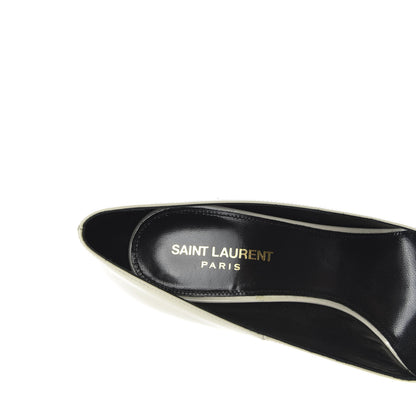 Saint Laurent Calfskin Opyum 100 Pumps 39.5 White 7 of 10