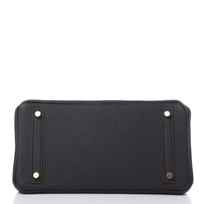 Hermes Togo Birkin 30 Black 6 of 31