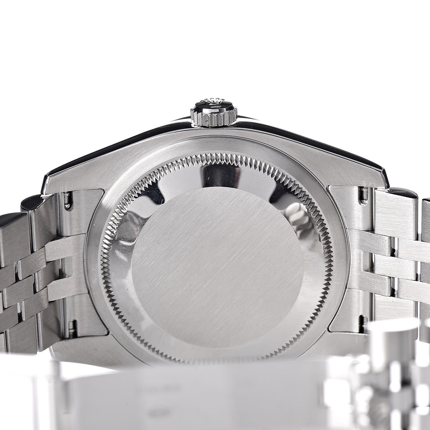 Rolex Stainless Steel 18K White Gold Diamond 36mm Oyster Perpetual Datejust Watch Pink Flowers 116244 6 of 6