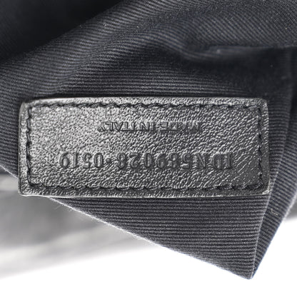 Saint Laurent Vintage Lambskin Chevron Monogram Medium Nolita Black 7 of 11