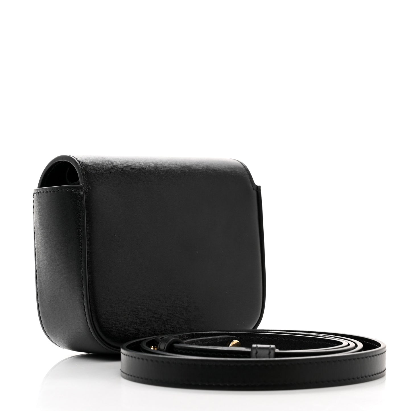 Shiny Calfskin Mini Triomphe Black