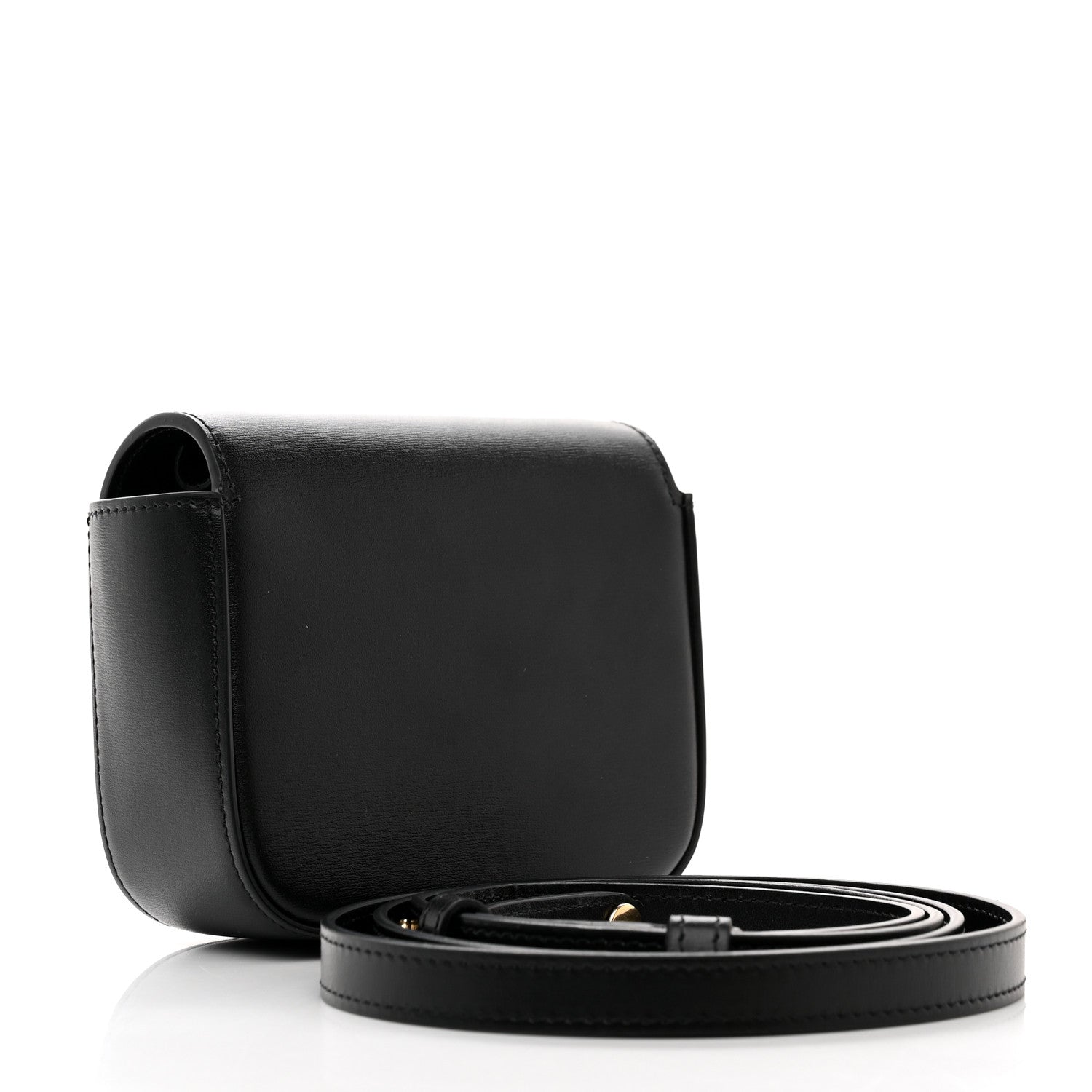 Celine Shiny Calfskin Mini Triomphe Black 3 of 7