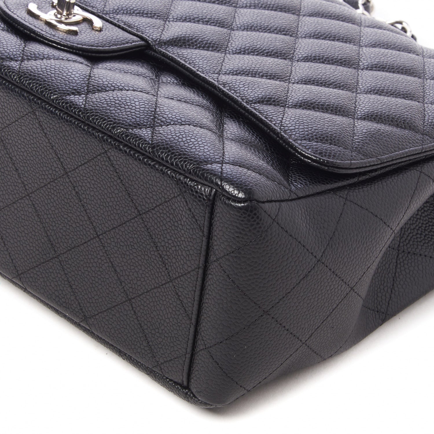 Chanel Caviar Quilted Maxi Single Flap Black 4 of 9
