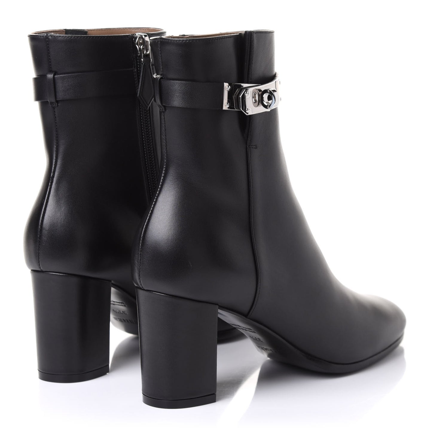 Calfskin Saint Germain Ankle Boots 37.5 Black