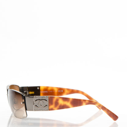 Chanel Crystal CC Sunglasses 4117-B Tortoise 2 of 6
