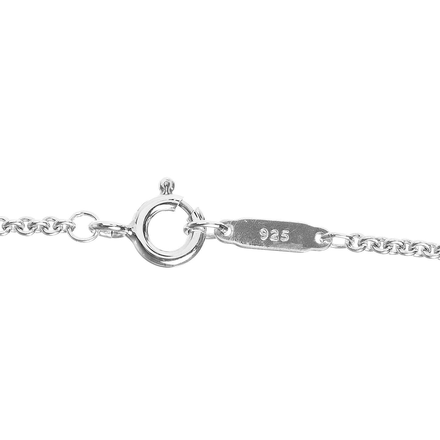 Sterling Silver T&CO Bar Pendant Necklace