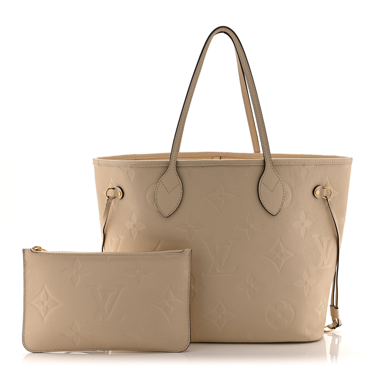 Empreinte Monogram Giant Neverfull MM Cream
