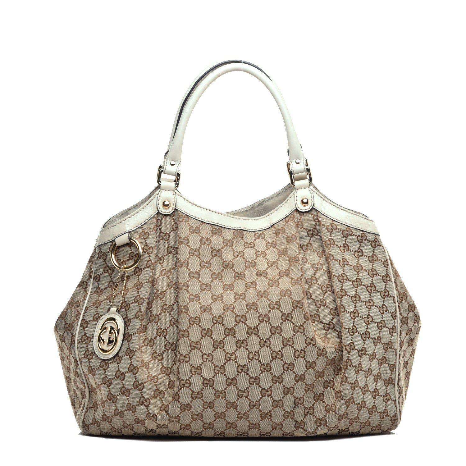 Gucci Monogram Large Sukey Tote Off White 1 of 9