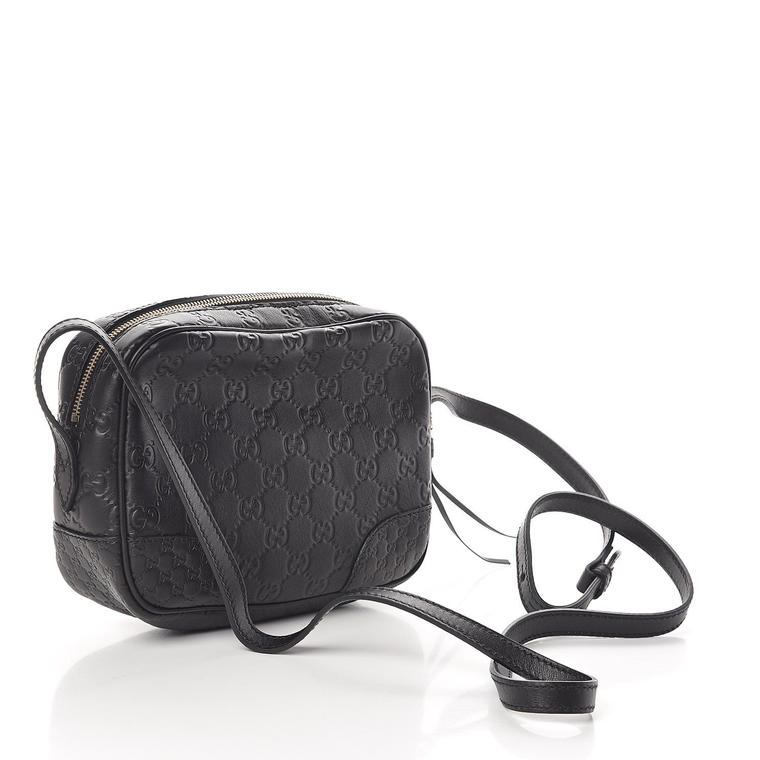 Gucci Microguccissima Mini Bree Messenger Bag Black 2 of 7