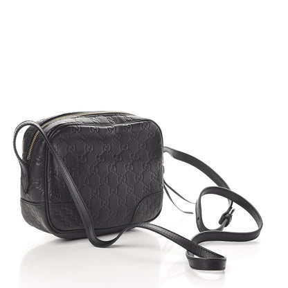 Gucci Microguccissima Mini Bree Messenger Bag Black 2 of 7